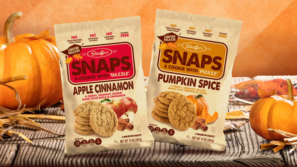 Something to Fall for: Stauffer's® SNAPS™ Apple Cinnamon and Pumpkin Spice