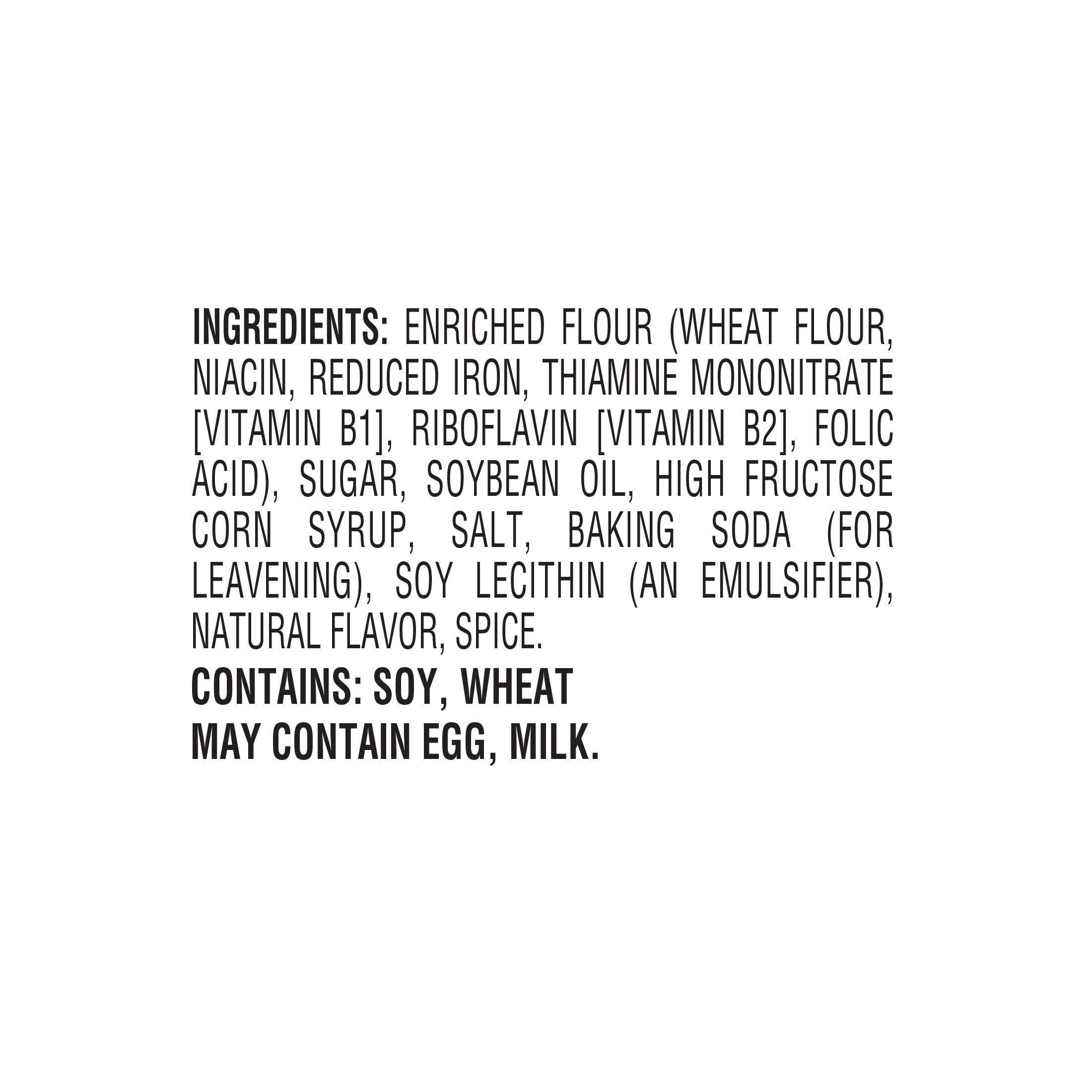 Stauffer's Animal Crackers Original 16oz Bag nutritional facts