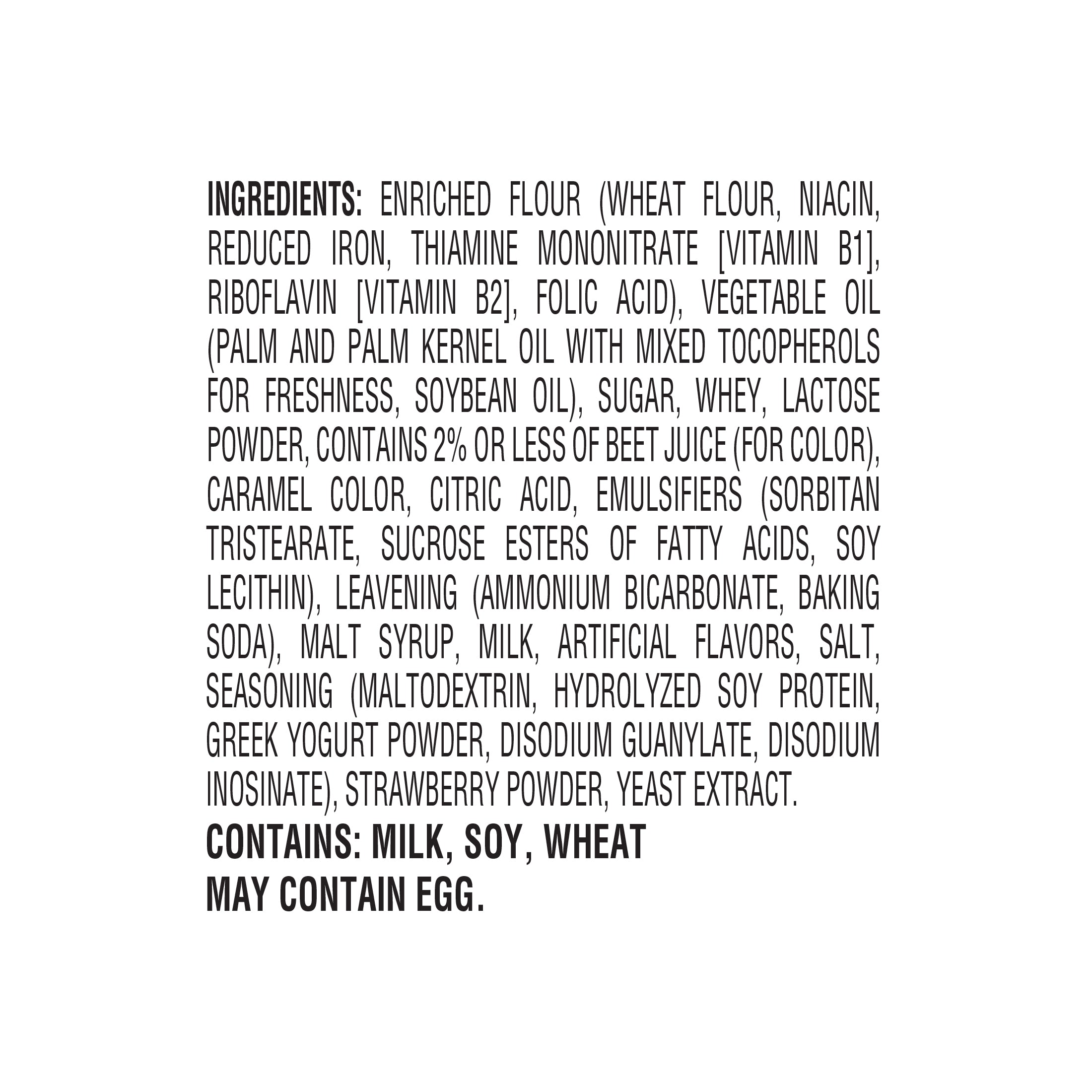 Meiji Hello Panda Strawberry 7oz Pouch nutritional facts