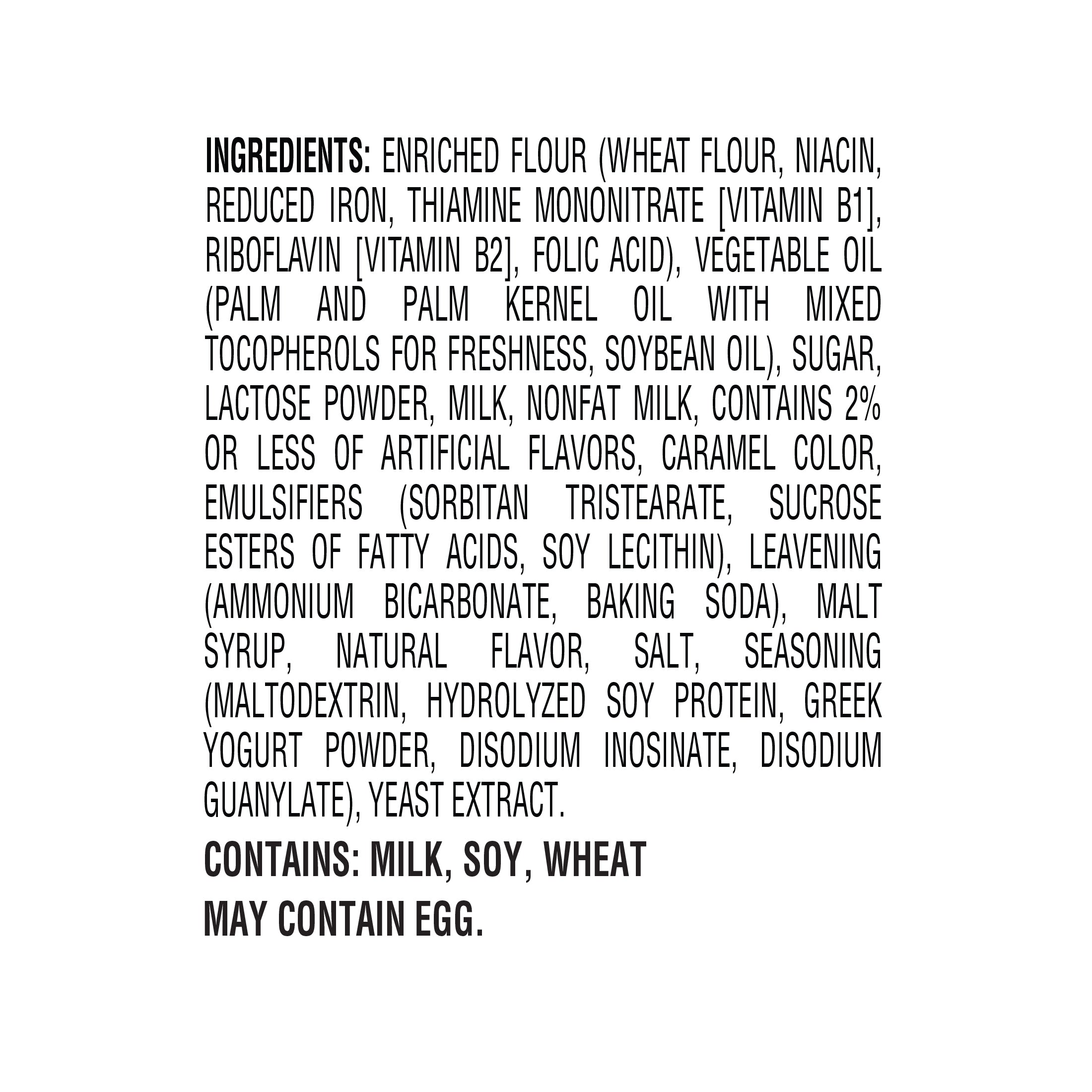 Meiji Hello Panda Caramel 7 oz Pouch nutritional facts