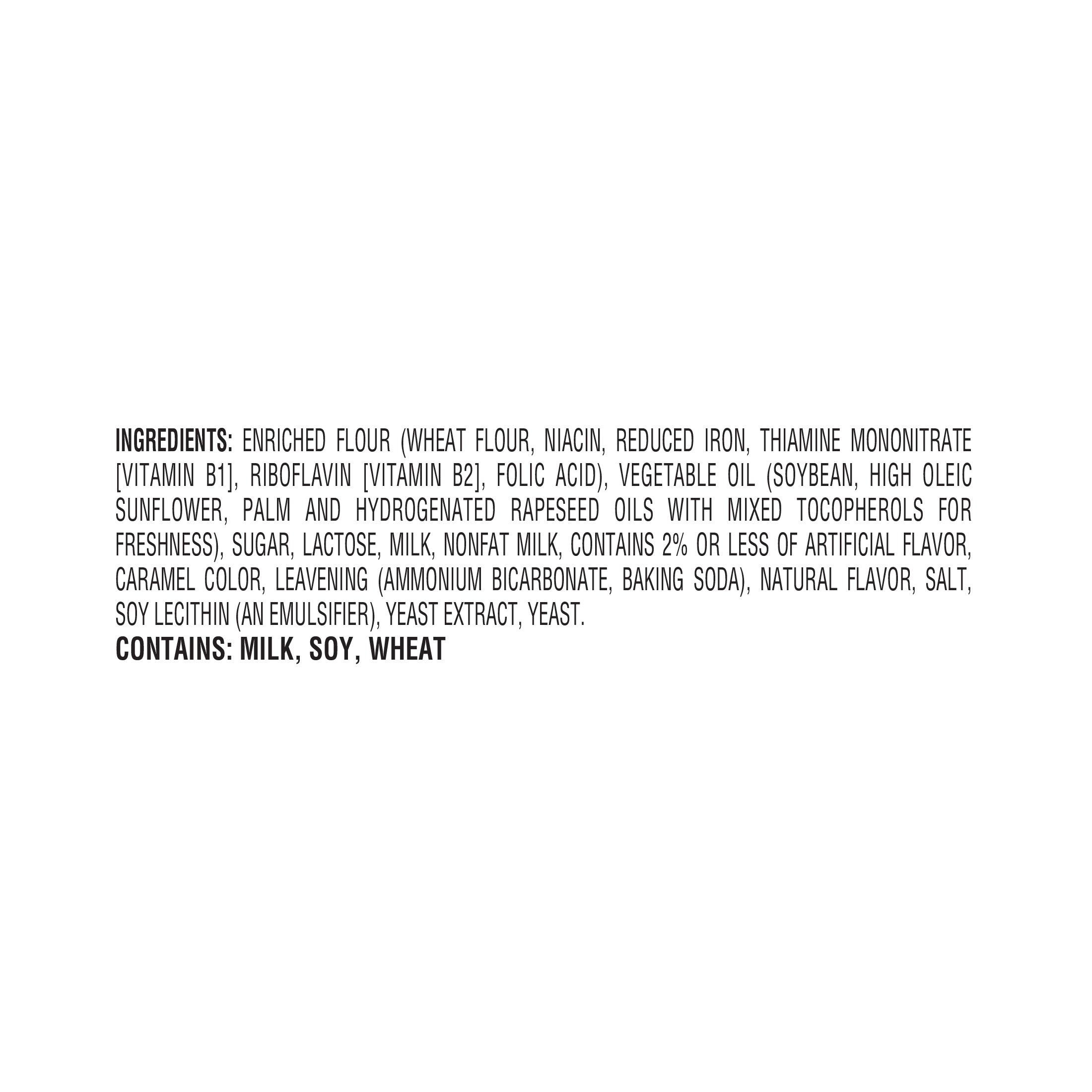 Meiji Yan Yan Vanilla 2oz Cup nutritional facts