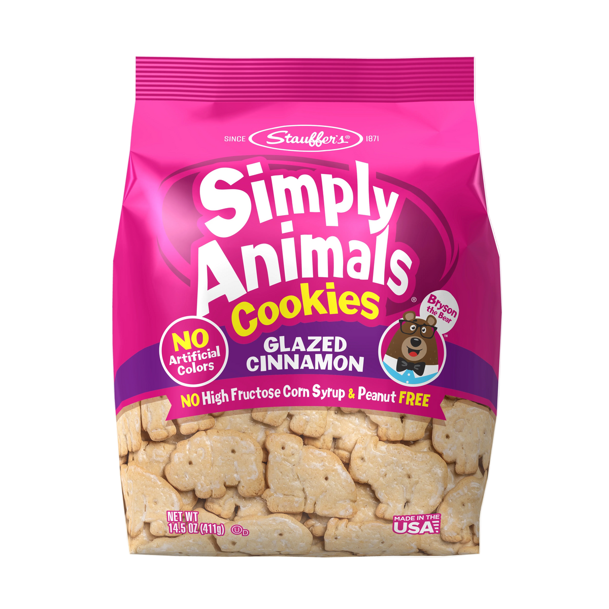 Stauffer's® Simply Animals® Glazed Cinnamon, 14.5oz Bag – Meiji