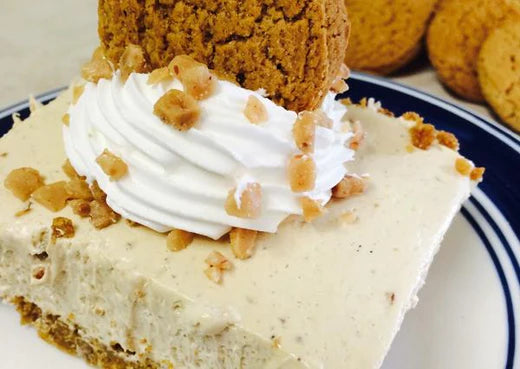 Gingerbread Toffee Cheesecake Delight