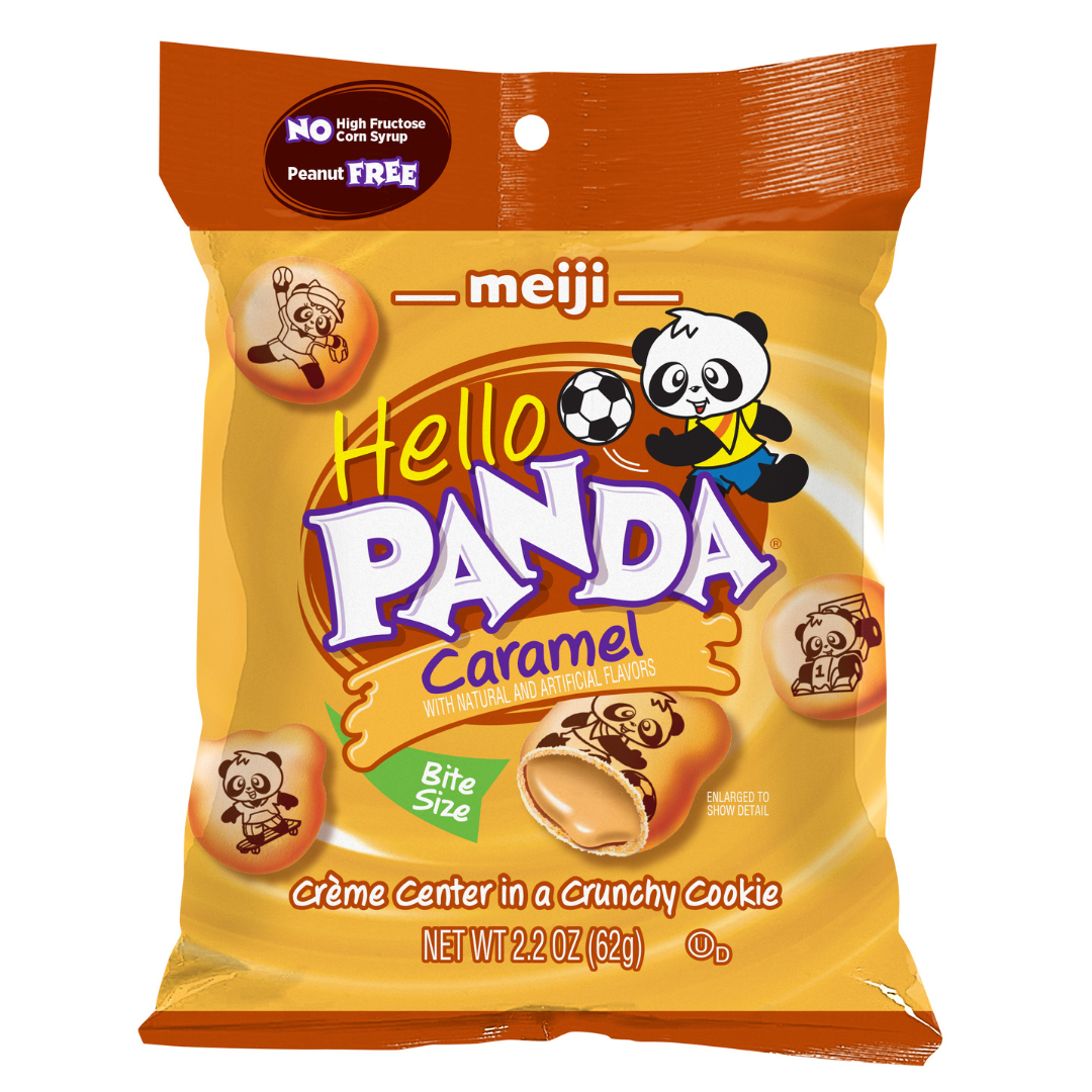 Meiji Hello Panda Caramel 2.2oz Bag