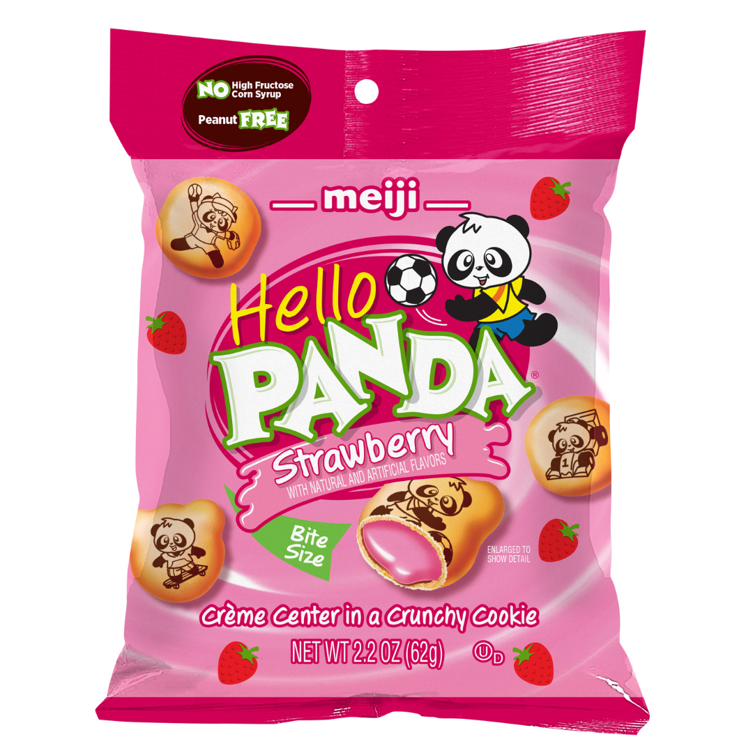 Meiji Hello Panda Strawberry 2.2oz Bag – Meiji America Meiji Hello Panda Strawberry 2.2oz Bag – Meiji America