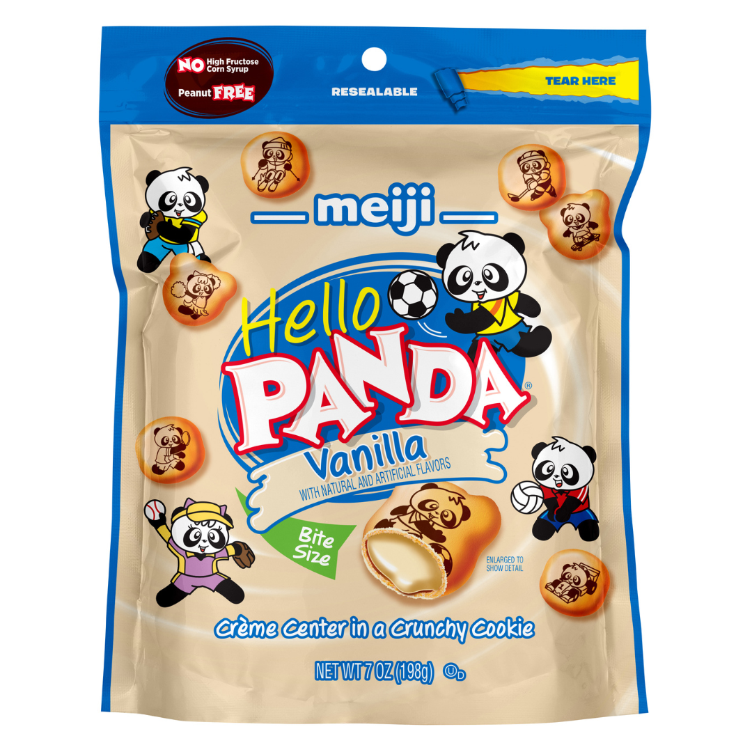 Meiji Hello Panda Vanilla 7oz Pouch