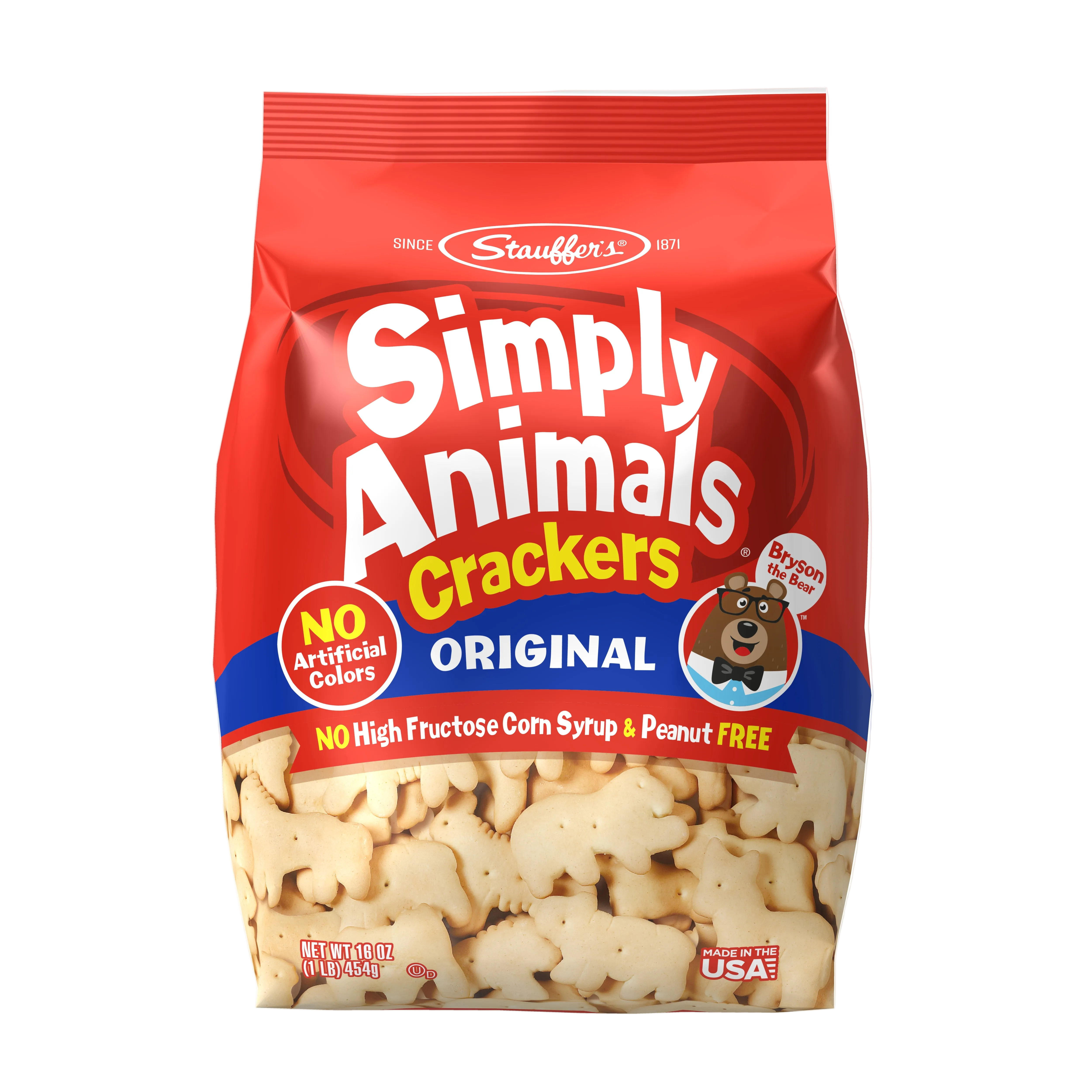 Stauffer's® Simply Animals® Original, 16oz Bag – Meiji America Stauffer's® Simply Animals® Original, 16oz Bag – Meiji America