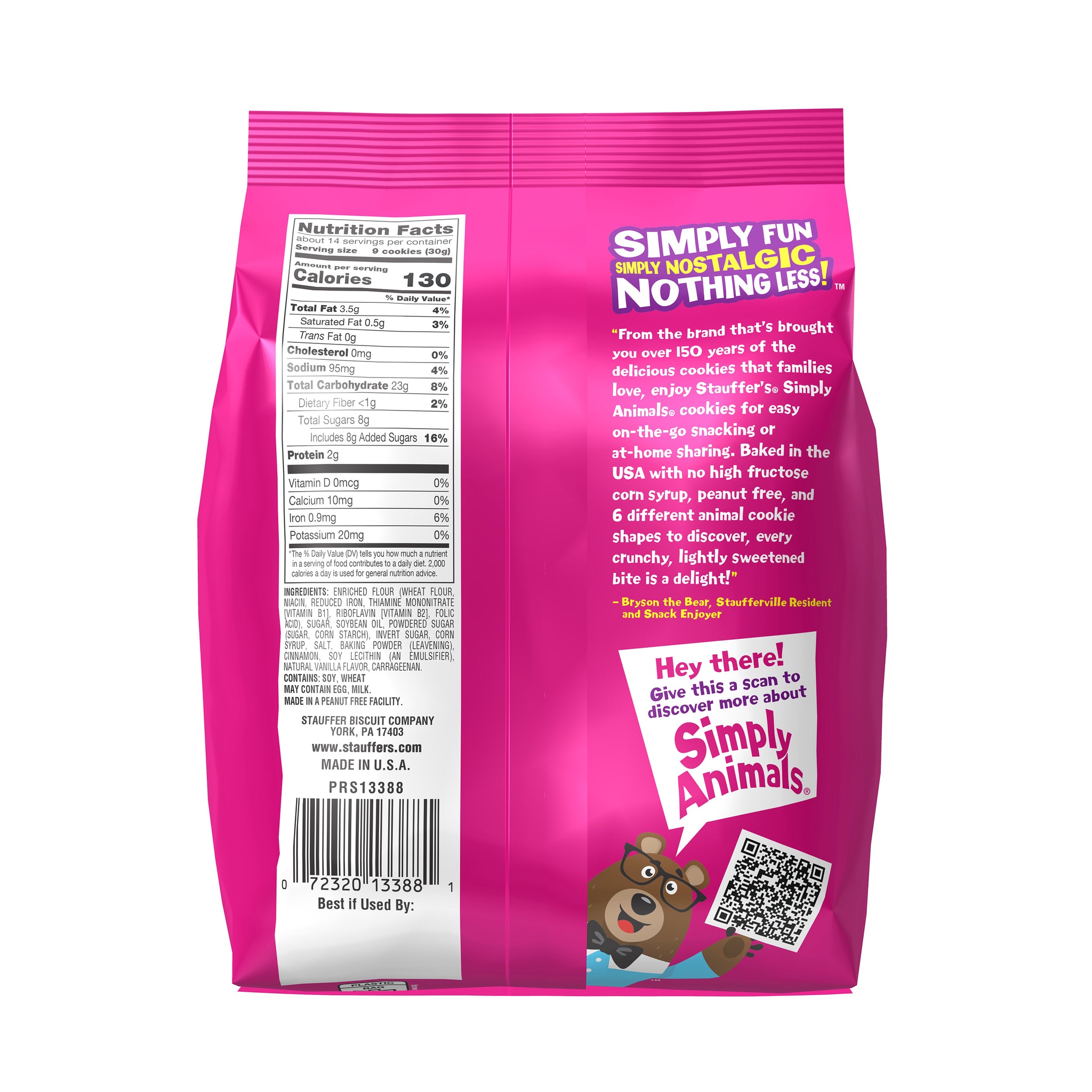 Stauffer's® Simply Animals® Glazed Cinnamon, 14.5oz Bag – Meiji