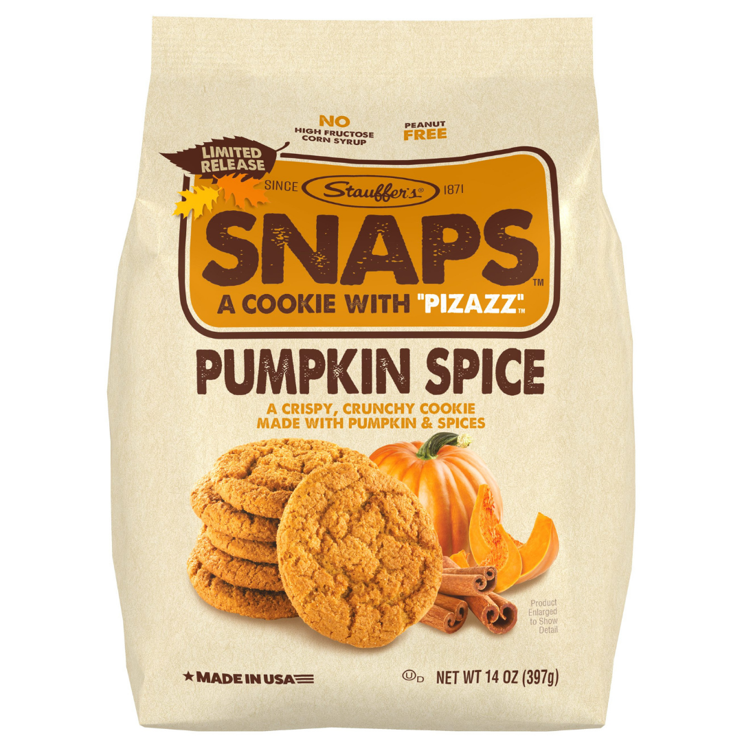 Stauffer's SNAPS Pumpkin Spice, 14oz Bag – Meiji America