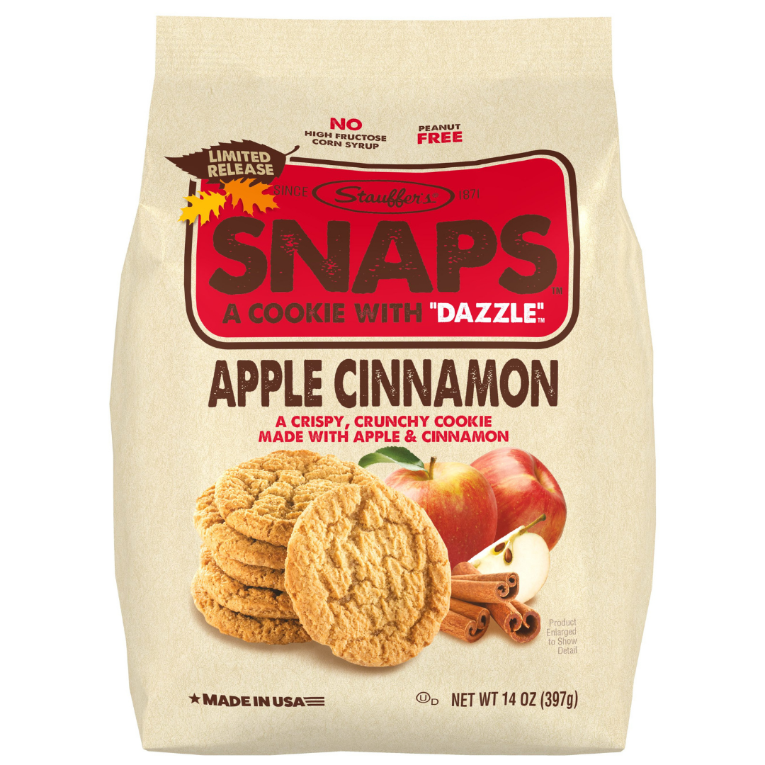 Stauffer's SNAPS Apple Cinnamon, 14oz Bag – Meiji America