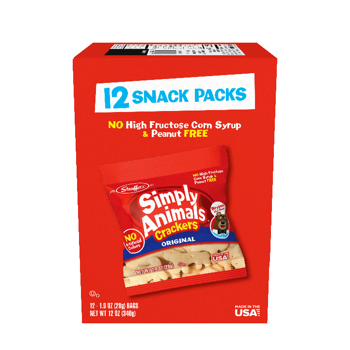 Stauffer's Simply Animals Original Crackers, 12pk 1oz Multipack – Meiji ...