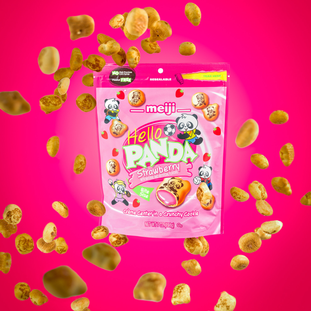 Meiji Hello Panda Strawberry 7oz Pouch – Meiji America