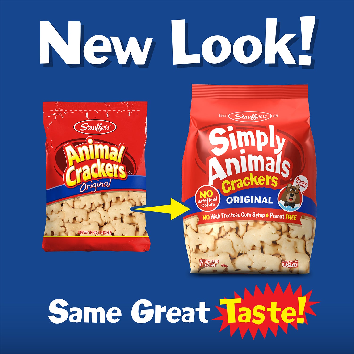 Stauffer's Simply Animals Original, 16oz Bag – Meiji America